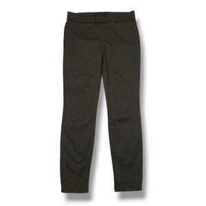 Liverpool Skinny Pants Womens 6 Green Mid Rise Pull On